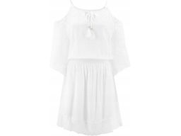 B.P.C sukienka plażowa boho kremowa 44/46