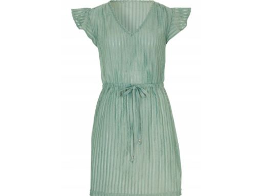 B.P.C sukienka tunika plażowa ażurowa zielona ^48