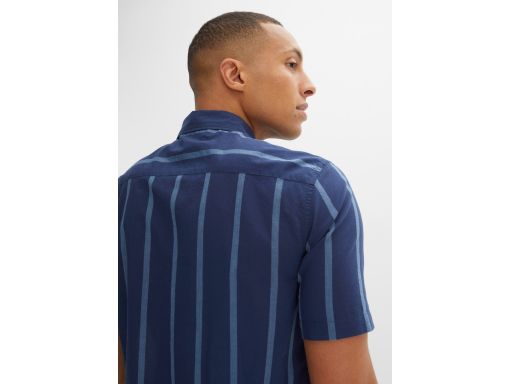 B.P.C bawełniana koszula męska w paski granatowa ^47/48