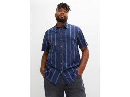 B.P.C bawełniana koszula męska w paski granatowa ^47/48