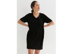 B.P.C sukienka shirtowa czarna bawełniana ^44/46