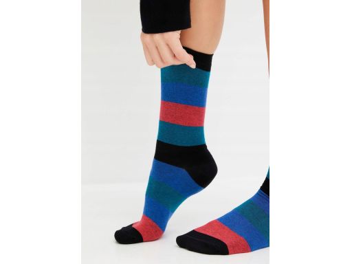 B.P.C. 6-pak skarpety wysokie kolorowe 35/38.