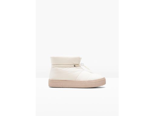 B.P.C wygodne botki do kostki beżowe ^39