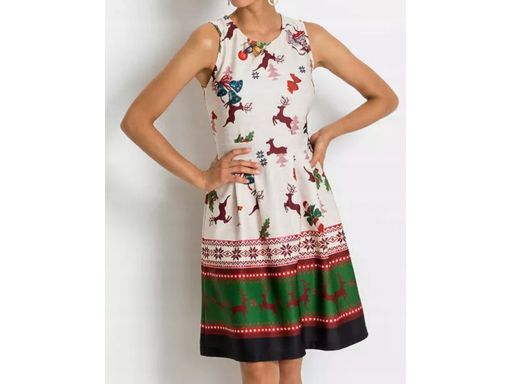 B.P.C sukienka świąteczna rozkloszowana r.32/34