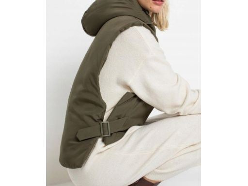 B.P.C płaszcz z kamizelką khaki ocieplany ^40