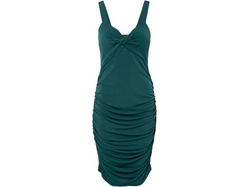 B.P.C sukienka marszczona zielona r.36/38