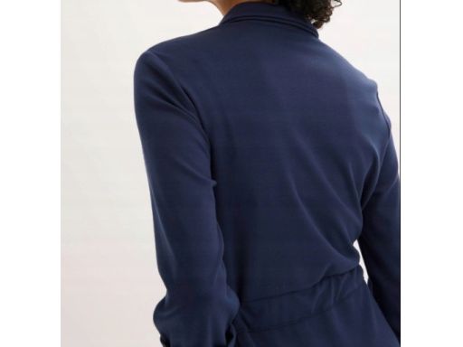 B.P.C sukienka szmizjerka granatowa punto di roma ^52/54