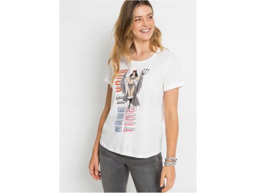 B.P.C t-shirt biały z nadrukiem ^32/34