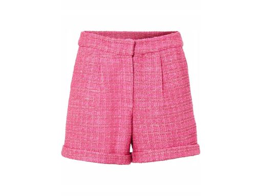 B.P.C eleganckie różowe szorty damskie boucle r.36