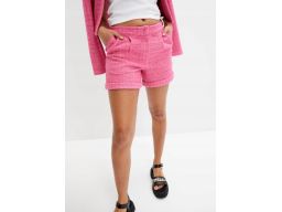 B.P.C eleganckie różowe szorty damskie boucle r.36