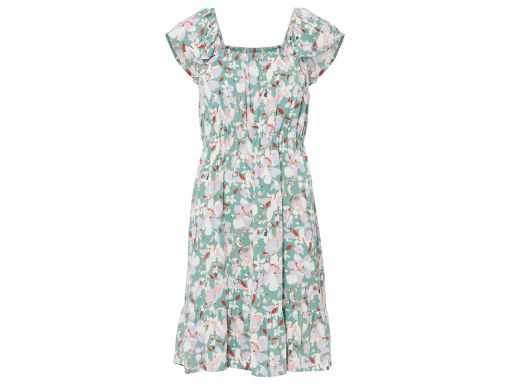 B.P.C sukienka w kwiatuszki z mini rękawkami ^52