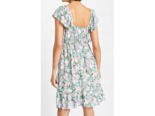 B.P.C sukienka w kwiatuszki z mini rękawkami ^52