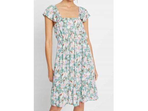 B.P.C sukienka w kwiatuszki z mini rękawkami ^52