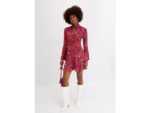 B.P.C sukienka kolorowa ze stójką r.40/42