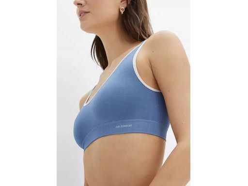 B.P.C 2-pak miękkich biustonoszy bralett Feel Comfort z bambusa XL.