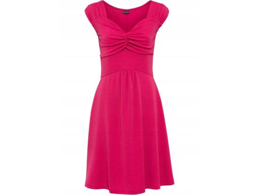 B.P.C sukienka z efektem brokatu różowa ^36/38