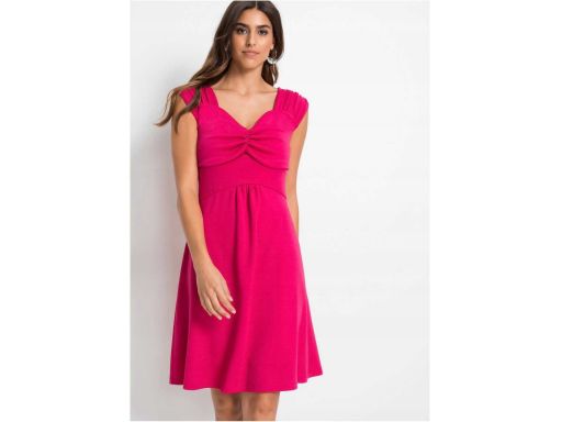 B.P.C sukienka z efektem brokatu różowa ^36/38