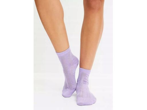 B.P.C. 4-pak skarpetki z bawełny organicznej ażurowe kolorowe 31-34.