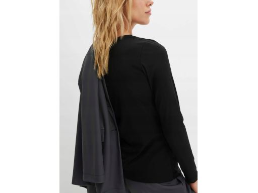 B.P.C czarna bluzka z marszczeniem ^44/46