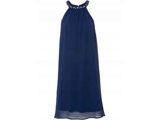 B.P.C sukienka granatowa dżety r.32/34