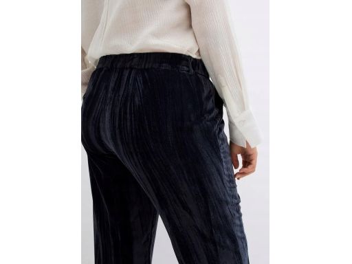 B.P.C spodnie aksamitne szerokie czarne r.48