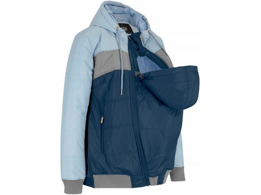 B.P.C kurtka ciążowa pikowana z kapturem + panel 38.