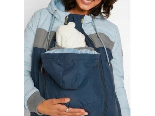 B.P.C kurtka ciążowa pikowana z kapturem + panel 38.