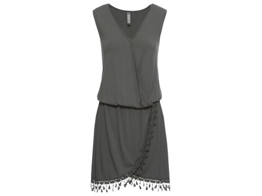 B.P.C sukienka kopertowa boho z koronką ^32/34