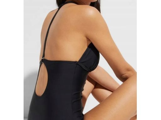 B.P.C kostium kąpielowy czarny odkryte plecy 42.