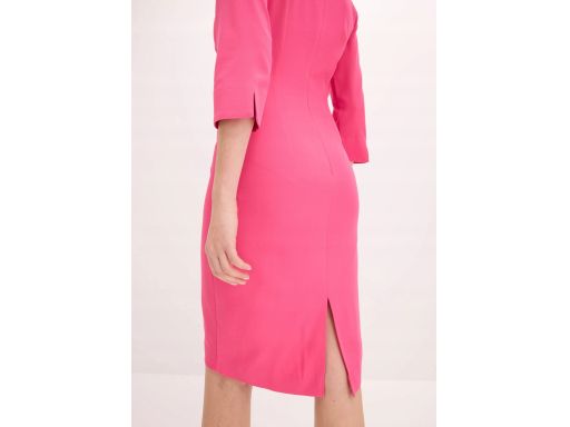 B.P.C sukienka różowa z przewiązaniem ^48