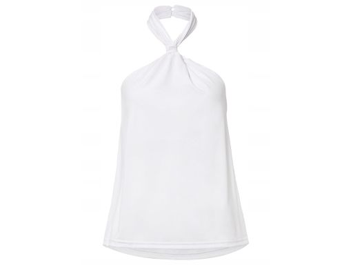 B.P.C biały top z zapięciem na szyi ^32/34