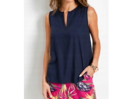 B.P.C top granatowy wiskozowy ^38