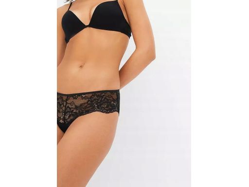 B.P.C. 4-pak majtki hipster koronkowe czarne 48/50.