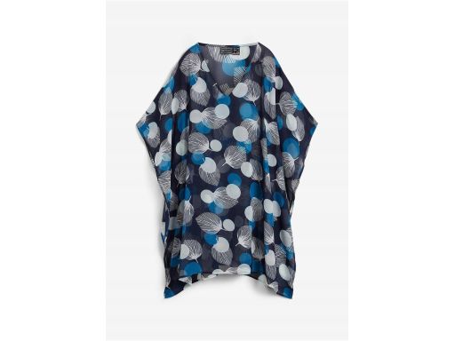 B.P.C sukienka plażowa tunika szyfonowa we wzory r.40/42