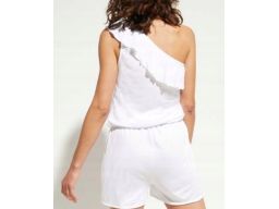 B.P.C kombinezon plażowy biały na jedno ramie ^46