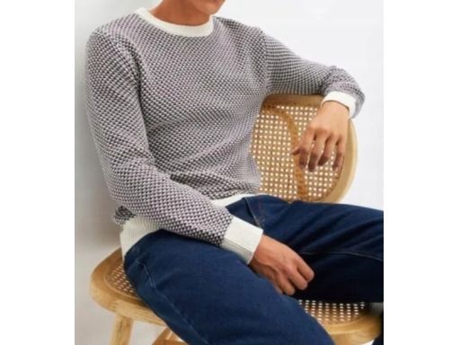 B.P.C sweter męski we wzory r.3XL