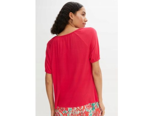 B.P.C bluzka różowa marszczenia r.32/34