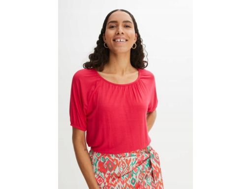 B.P.C bluzka różowa marszczenia r.32/34