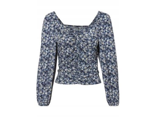 B.P.C bluzka w kwiatki marszczona ^48/50