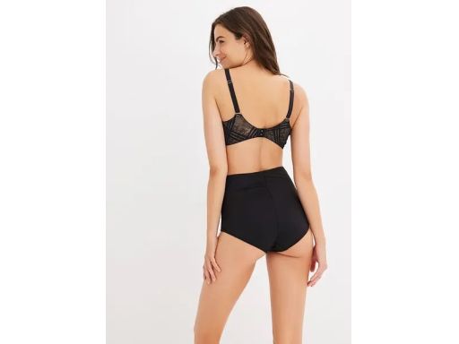 B.P.C. majtki figi modelujące czarne z koronką ^42