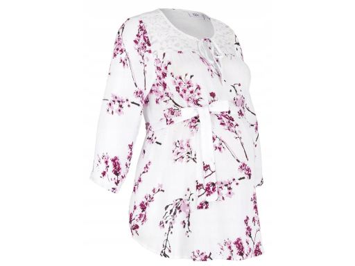 B.P.C bluzka ciążowa w kwiatki z koronką 40.