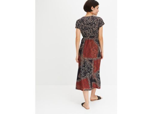 B.P.C sukienka midi we wzory 40/42.