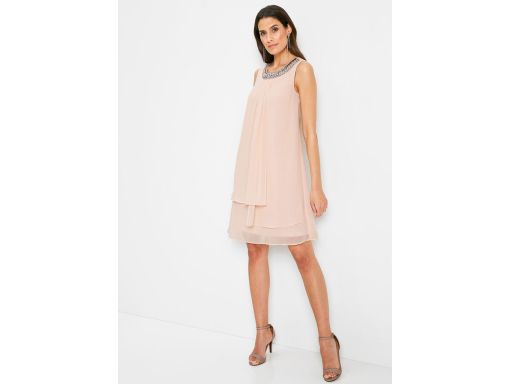 B.P.C sukienka szyfonowa z aplikacją Premium ^36