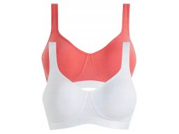 B.P.C 2-pak biustonosz top bawełniany r.80C