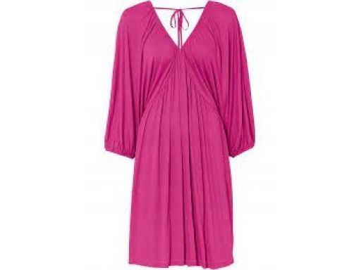 B.P.C. sukienka różowa z dekoltem na plecach r.44/46