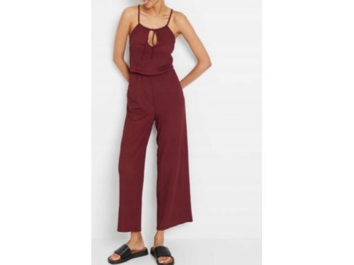 B.P.C kombinezon bordowy dżersejowy strukturalny ^40/42