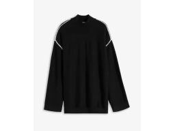 B.P.C czarny sweter z białymi elementami r.44/46