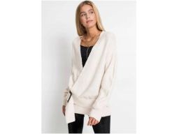 B.P.C sweterek biały z paskiem ^44/46