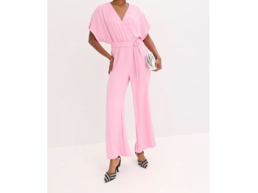 B.P.C kombinezon różowy z paskiem 44.