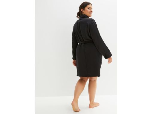 B.P.C satynowy szlafrok z koszulowym kołnierzykiem ^44/46